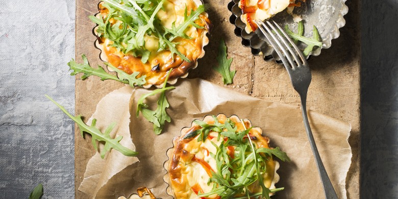 Paprikataartje met ricotta