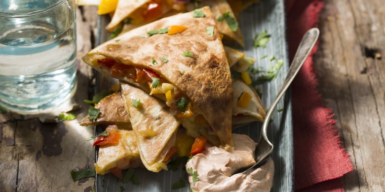 Paprika-quesadilla