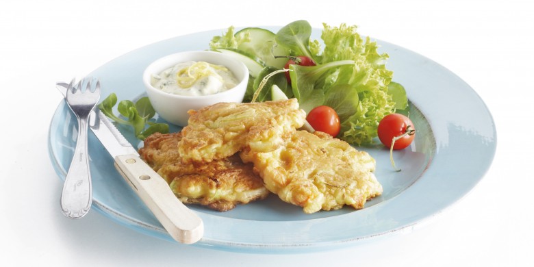 Drie-in-de-pan met wortel, prei en citroenmayonaise