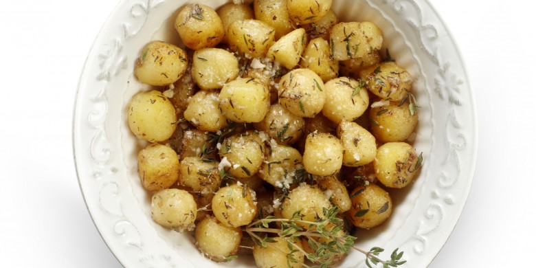 Parmezaanaardappeltjes met tijm