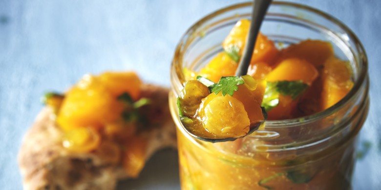 Pompoenchutney met kerrie, kokos en koriander