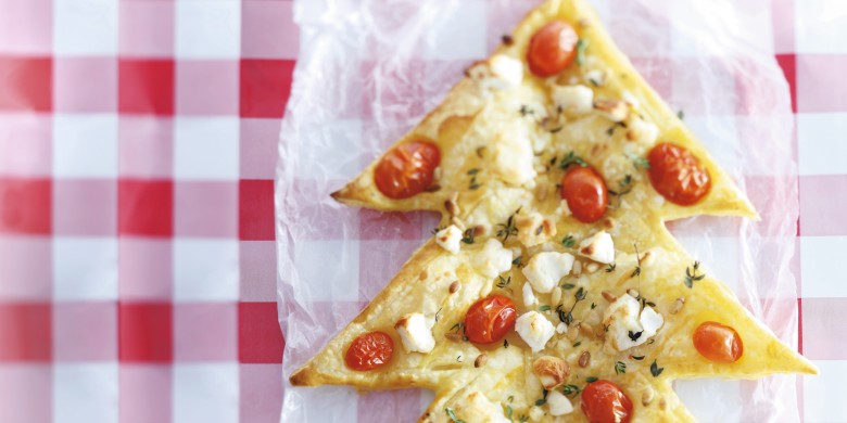 Plaatquiche kerstboom