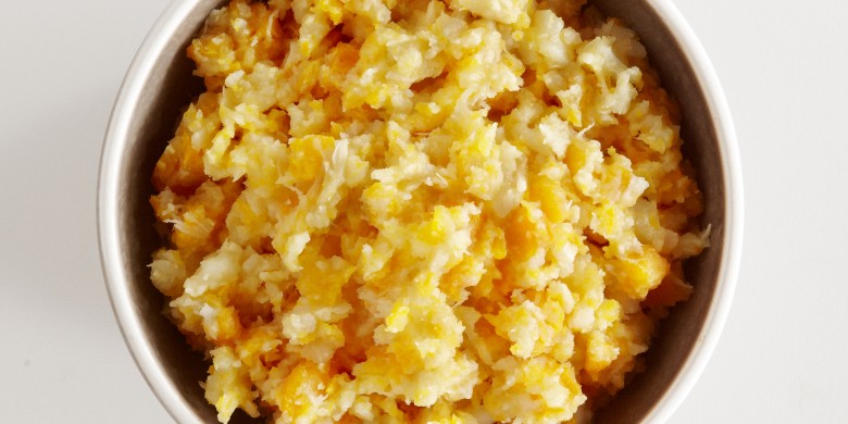 Puree van wortel en pastinaak