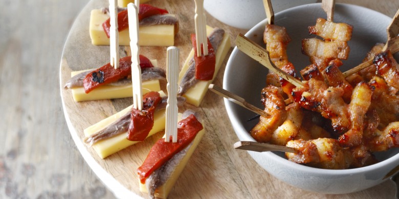 Queso y anchoa