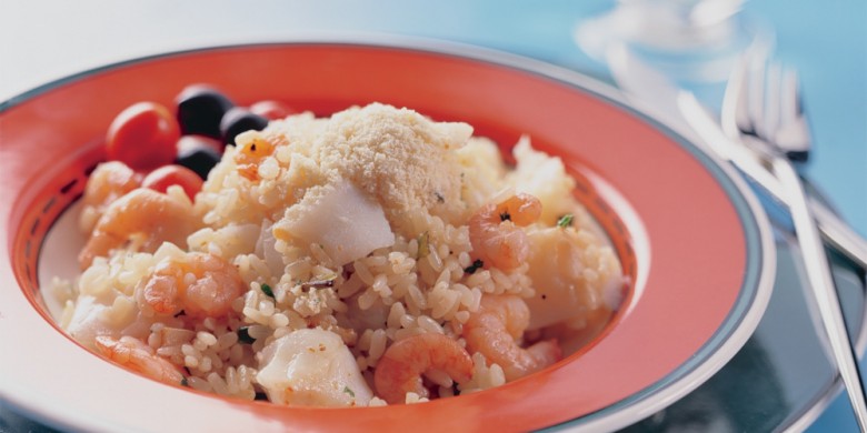 Risotto met vis