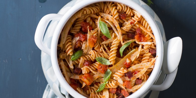 Fusilli met venkel en chorizo