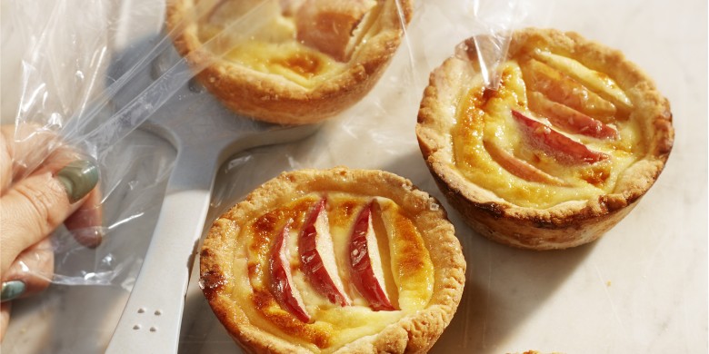 Tartelettes met zomerfruit