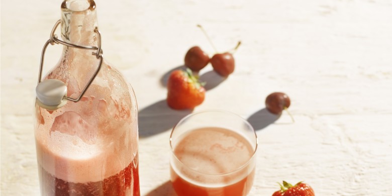 Zomerfruitsiroop