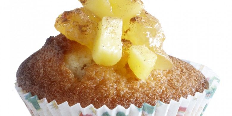 Rozijnenmuffins met mangomarmelade