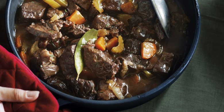 Rundvlees uit de oven met gepofte aardappel