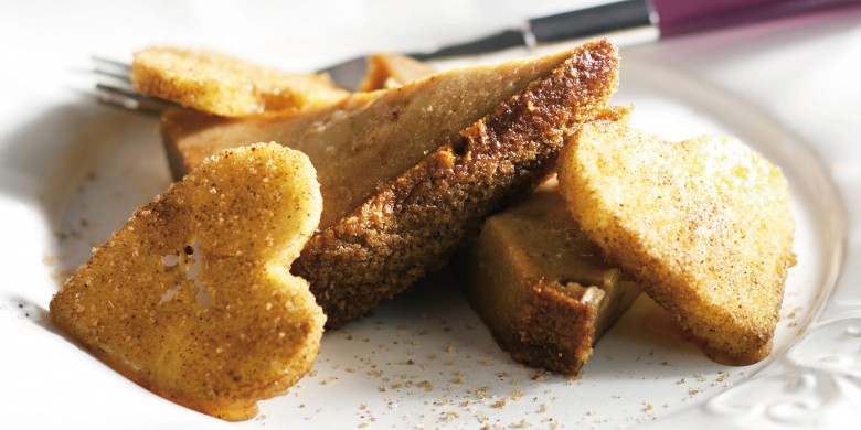 Speculaaspudding met appelharten