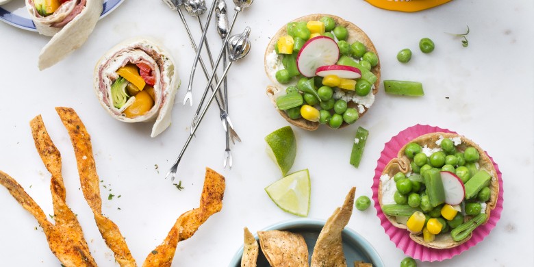 Tacobakjes met snijbonensalade