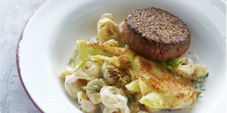 Tartaar met venkel en kaastortellini