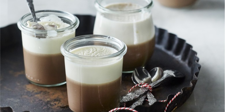 Vanille-hazelnoot panna cotta