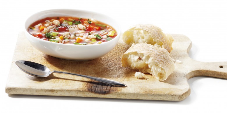 Vegetarische minestronesoep