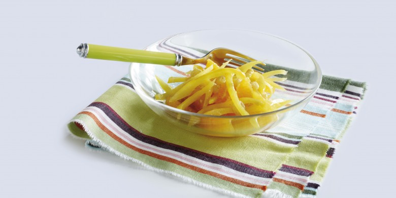 Vitaminesalade van gele paprika