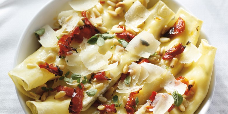 Lasagnepakketjes met kruidenricotta