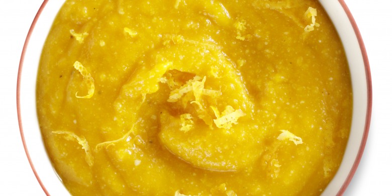 Pompoendip met Parmezaan