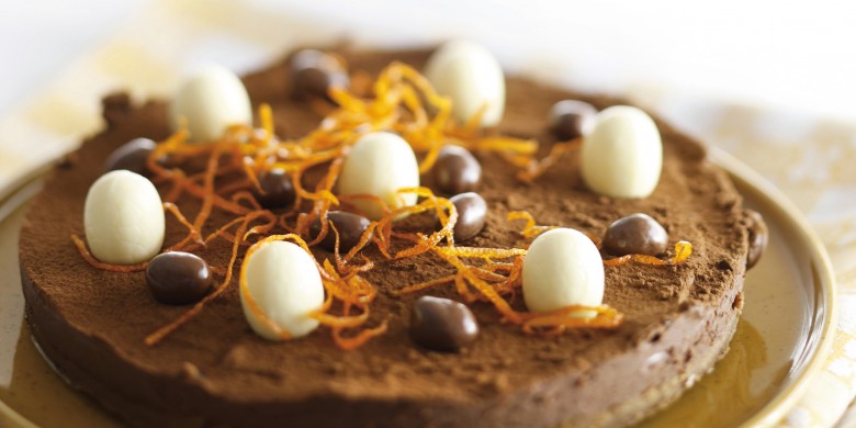 Pure chocolade-roomtaart