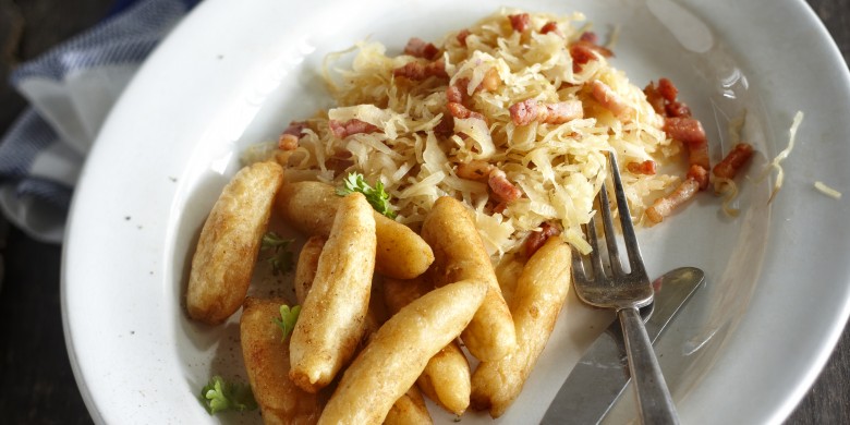 Schupfnudeln met zuurkool