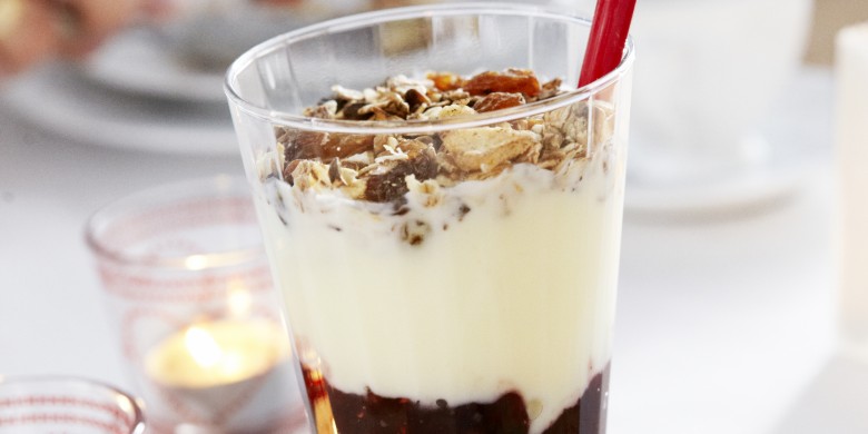 Yoghurt-bosvruchtentrifle