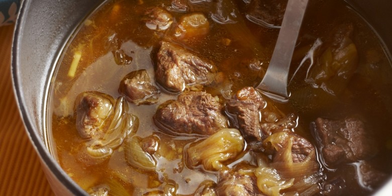 Rundvlees uit de oven met sinaasappel en gember