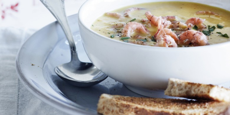 Zeeuwse vissoep met room en dragon