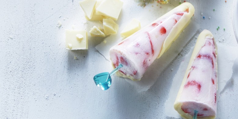 Yoghurtijs frambozenswirl