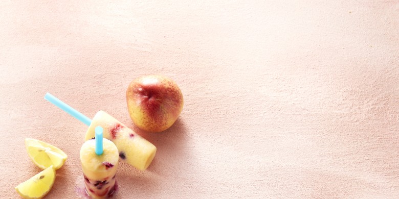 Yoghurtijs nectarine-citroen
