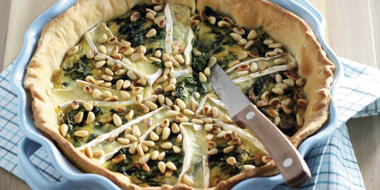 Spinaziequiche met camembert