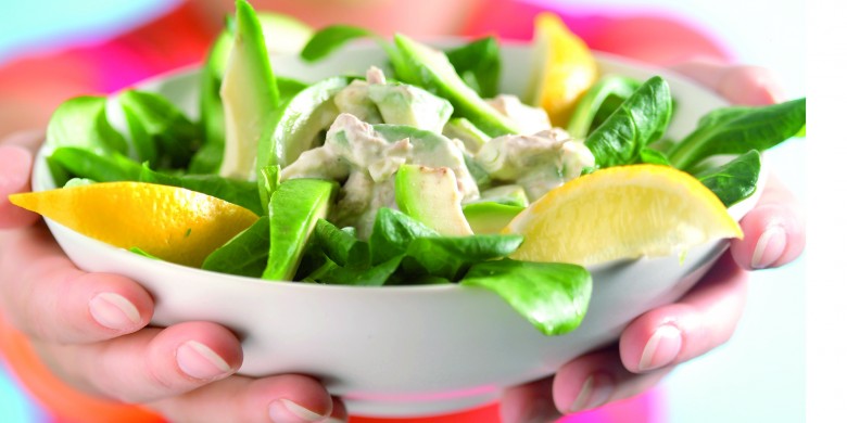 Avocado-tonijnsalade
