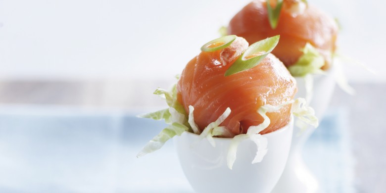 Eierdopje zalm-amuse