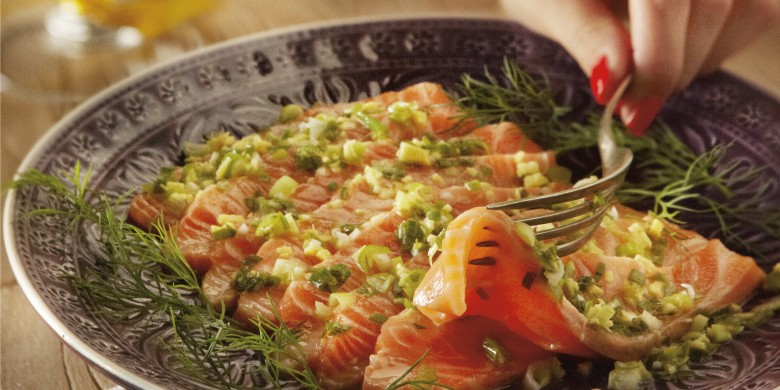 Zalm ceviche