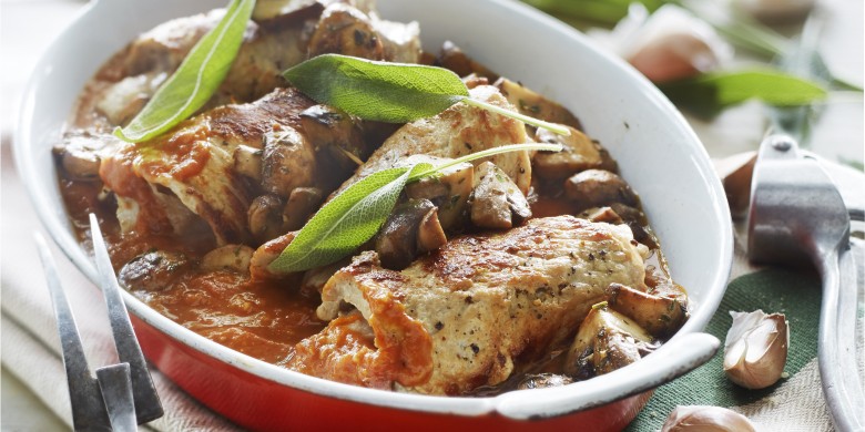 Saltimbocca con pomodori