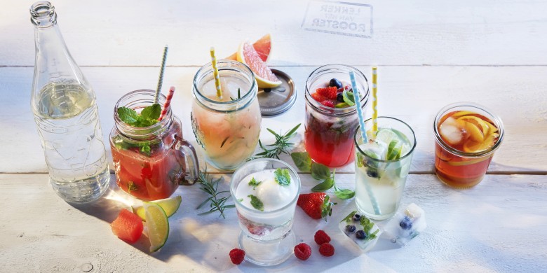 Zelfgemaakte gember-citroenlimonade
