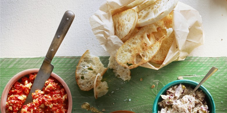 Bruschette met tomaat