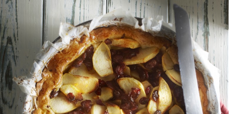 Appeltaart met cranberry's