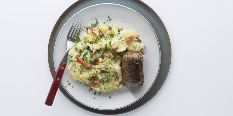 Courgettestamppot met Italiaanse blinde vinken