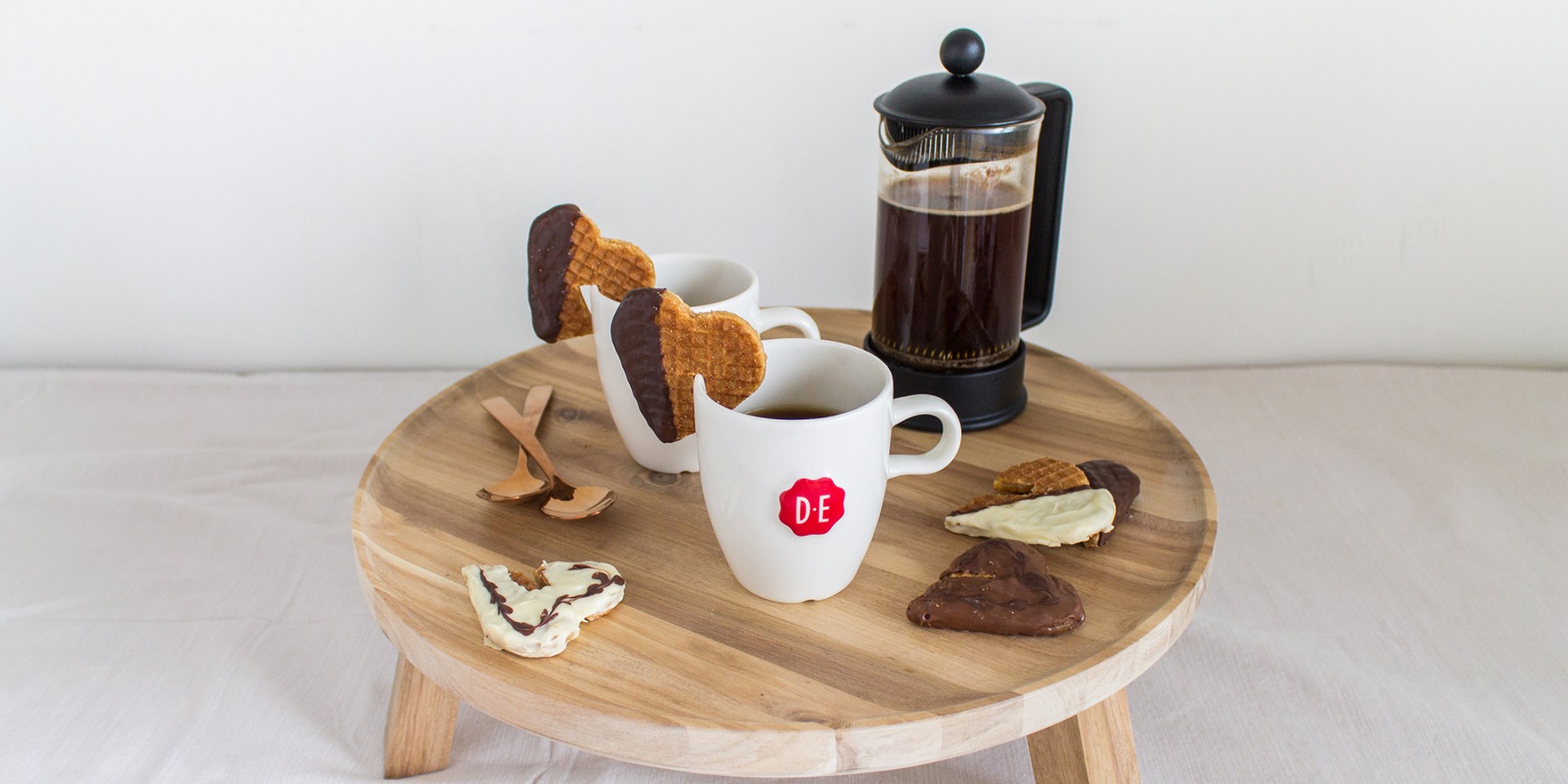 Stroopwafelhartjes