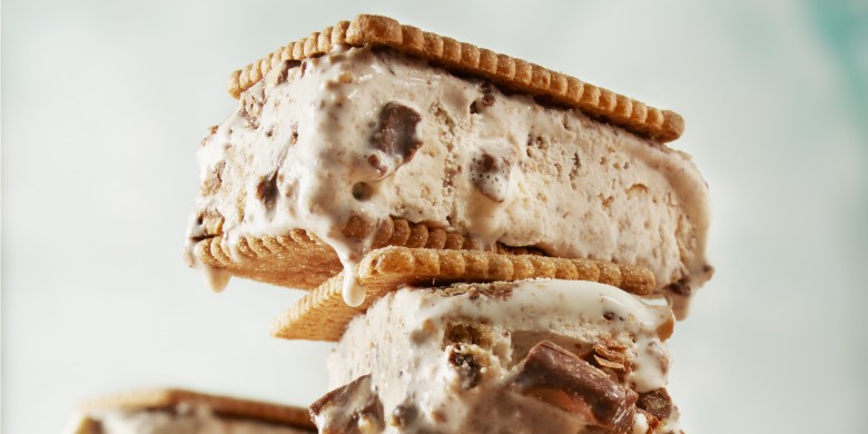 Chunky ice cream sandwich