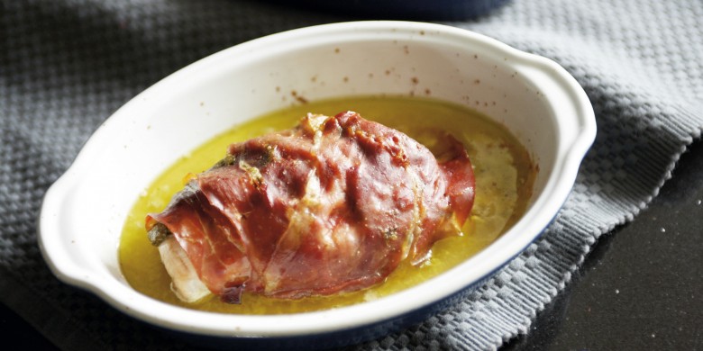 Kipfilet gevuld met pesto en parmaham