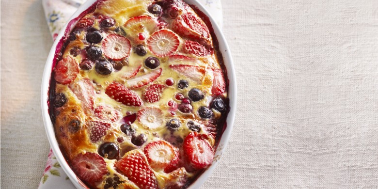 Clafoutis met rood fruit