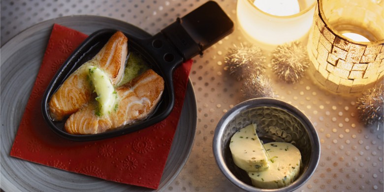 Zalm met bieslook-limoenboter