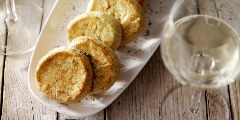 Parmezaan-shortbread met rozemarijn