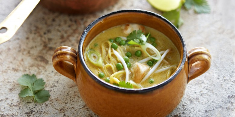 Laksa met kip