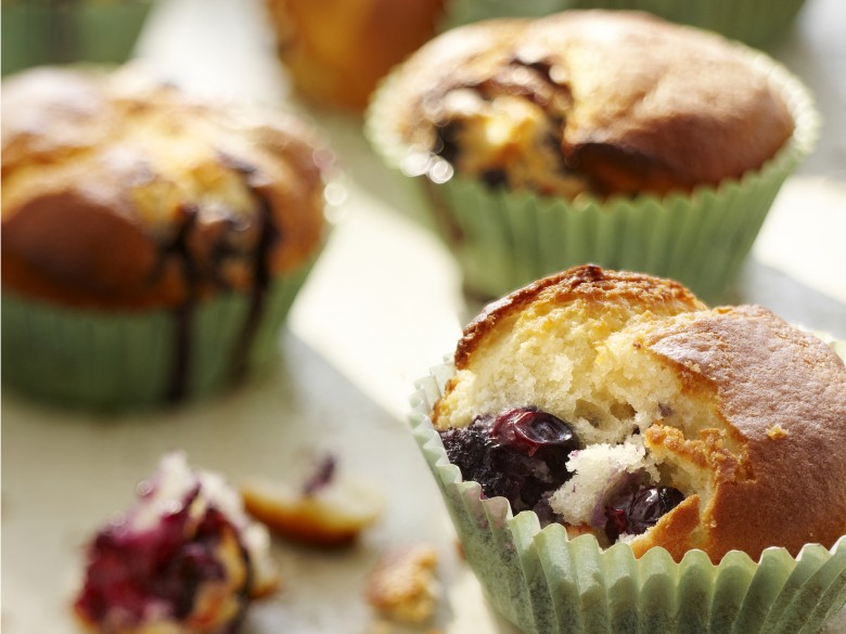 Blauwebessenmuffins