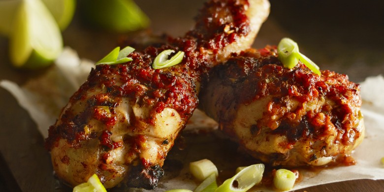 Sticky choco-drumsticks