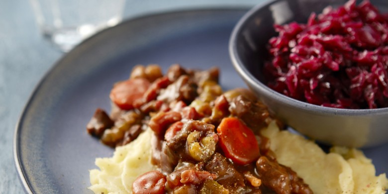 Vlaams draadjesvlees met ontbijtkoek