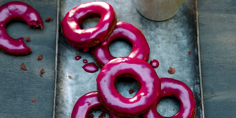 Red velvet donuts