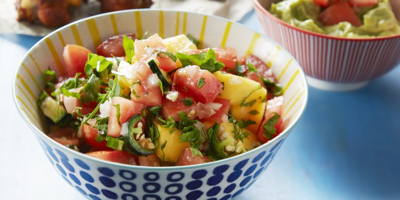Tomaten-mangosalsa